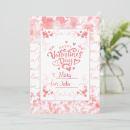 ラブ・レターズ・イン・ブルーム：バレンタインをパーソナライズ シーズンカード