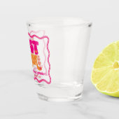 ラブ&レトロ 酔っ払い独身最後の女祭り ショットグラス (右)