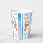 ラブ&ロブスターコケットボー結婚ズブライダルシャワー 紙コップ (右)