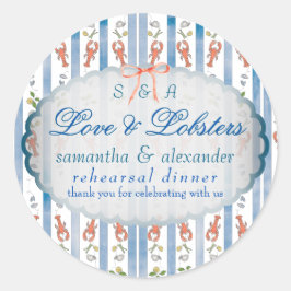 ラブ&ロブスターコケ結婚ットのリハーサル ラウンドシール