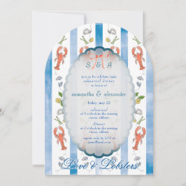 ラブ&ロブスターコケ結婚ットのリハーサル 招待状