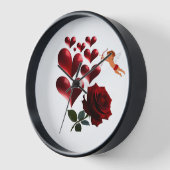 ラブ&ロマンス - バレンタインデー特別コレクション 壁時計 (傾斜)