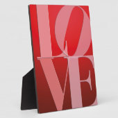 ラブ ロマンス レッド ピンク フォトプラーク (側面)
