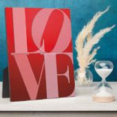 ラブ ロマンス レッド ピンク フォトプラーク (側面)