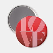 ラブ ロマンス レッド ピンク マグネット (正面/裏面)