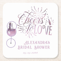 ラブ ワイン テイスティング エレガント ブライダル シャワー