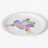 ラブ ワコール カクタス ペーパープレート (アングル)