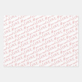 ラブ ワッピングペーパー シート 全ては愛 (正面2)