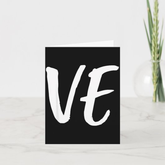 ラブ ヴェ ラブ マッチング カップル 夫婦 バレンタイン カード (正面)