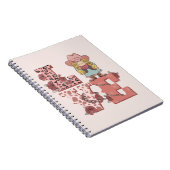 ラブ&女性のカーボーイスピリット – ヴィンテージカントリースタイル ノートブック (右側)