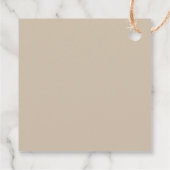 ラブ&感謝していビーチ結婚式 フェイバータグ (裏面)