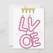 ラブ 招待状 (正面)