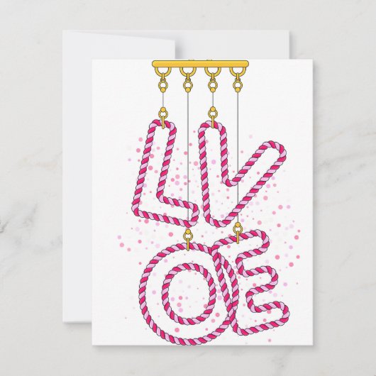 ラブ 招待状 (正面)