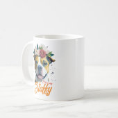 ラブ（犬）スタッフォードブルテリア – 私は私のステイフィーが大好き コーヒーマグカップ (正面左)