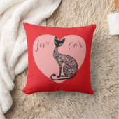 ラブ 猫 クッション (ブランケット)
