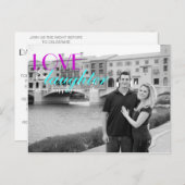 ラブ&笑いリハーサル招待状 インビテーションポストカード (正面/裏面)