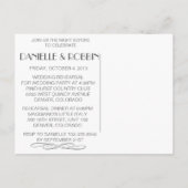 ラブ&笑いリハーサル招待状 インビテーションポストカード (裏面)