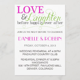 ラブ&笑リハーサル招待状 招待状