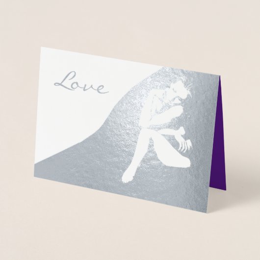 ラブ 箔カード (正面)