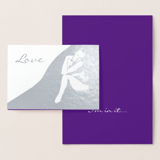 ラブ 箔カード (ディスプレー)