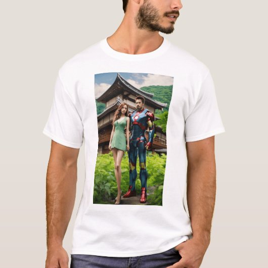 ラブ&美しいTシャツ Tシャツ (正面)