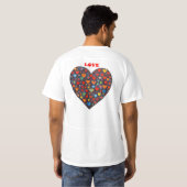 ラブ - 英語 Tシャツ (裏面フル)