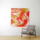 ラブ&金ゴールド抽象芸術3Dレインボワート タペストリー (インサイチュ)