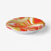 ラブ&金ゴールド抽象芸術3Dレインボワート ペーパーボウル (傾斜あり)