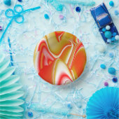 ラブ&金ゴールド抽象芸術3Dレインボワート ペーパーボウル (パーティー)