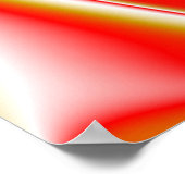 ラブ&金ゴールド抽象芸術3Dレインボワート ポスター (角)