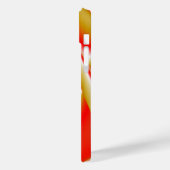 ラブ&金ゴールド抽象芸術3Dレインボワート Case-Mate iPhoneケース (裏面 / 左)