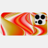 ラブ&金ゴールド抽象芸術3Dレインボワート Case-Mate iPhoneケース (裏面 (横))