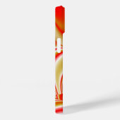 ラブ&金ゴールド抽象芸術3Dレインボワート Case-Mate iPhoneケース (裏面 / 右)