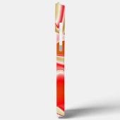 ラブ&金ゴールド抽象芸術3Dレインボワート Case-Mate iPhoneケース (裏面 / 左)