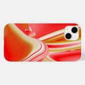 ラブ&金ゴールド抽象芸術3Dレインボワート Case-Mate iPhoneケース (裏面 (横))