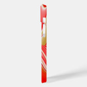 ラブ&金ゴールド抽象芸術3Dレインボワート Case-Mate iPhoneケース (裏面 / 左)