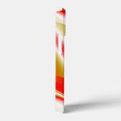 ラブ&金ゴールド抽象芸術3Dレインボワート Case-Mate iPhoneケース (裏面 / 右)