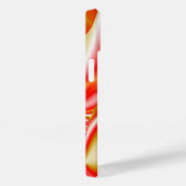 ラブ&金ゴールド抽象芸術3Dレインボワート Case-Mate iPhoneケース (裏面 / 右)