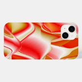 ラブ&金ゴールド抽象芸術3Dレインボワート Case-Mate iPhoneケース (裏面 (横))