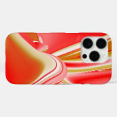 ラブ&金ゴールド抽象芸術3Dレインボワート Case-Mate iPhoneケース (裏面 (横))