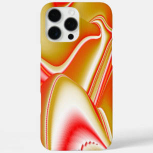 ラブ&金ゴールド抽象芸術3Dレインボワート iPhone 16 PRO MAXケース