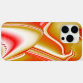 ラブ&金ゴールド抽象芸術3Dレインボワート Case-Mate iPhoneケース (裏面 (横))