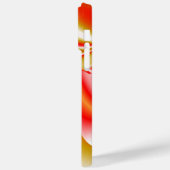 ラブ&金ゴールド抽象芸術3Dレインボワート Case-Mate iPhoneケース (裏面 / 左)