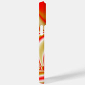 ラブ&金ゴールド抽象芸術3Dレインボワート Case-Mate iPhoneケース (裏面 / 右)