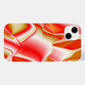 ラブ&金ゴールド抽象芸術3Dレインボワート Case-Mate iPhoneケース (裏面 (横))