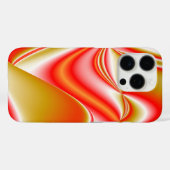 ラブ&金ゴールド抽象芸術3Dレインボワート Case-Mate iPhoneケース (裏面 (横))