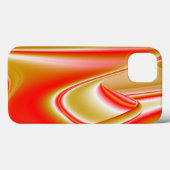 ラブ&金ゴールド抽象芸術3Dレインボワート Case-Mate iPhoneケース (裏面 (横))