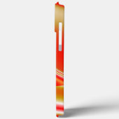 ラブ&金ゴールド抽象芸術3Dレインボワート Case-Mate iPhoneケース (裏面 / 左)