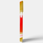 ラブ&金ゴールド抽象芸術3Dレインボワート Case-Mate iPhoneケース (裏面 / 右)