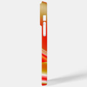 ラブ&金ゴールド抽象芸術3Dレインボワート Case-Mate iPhoneケース (裏面 / 左)